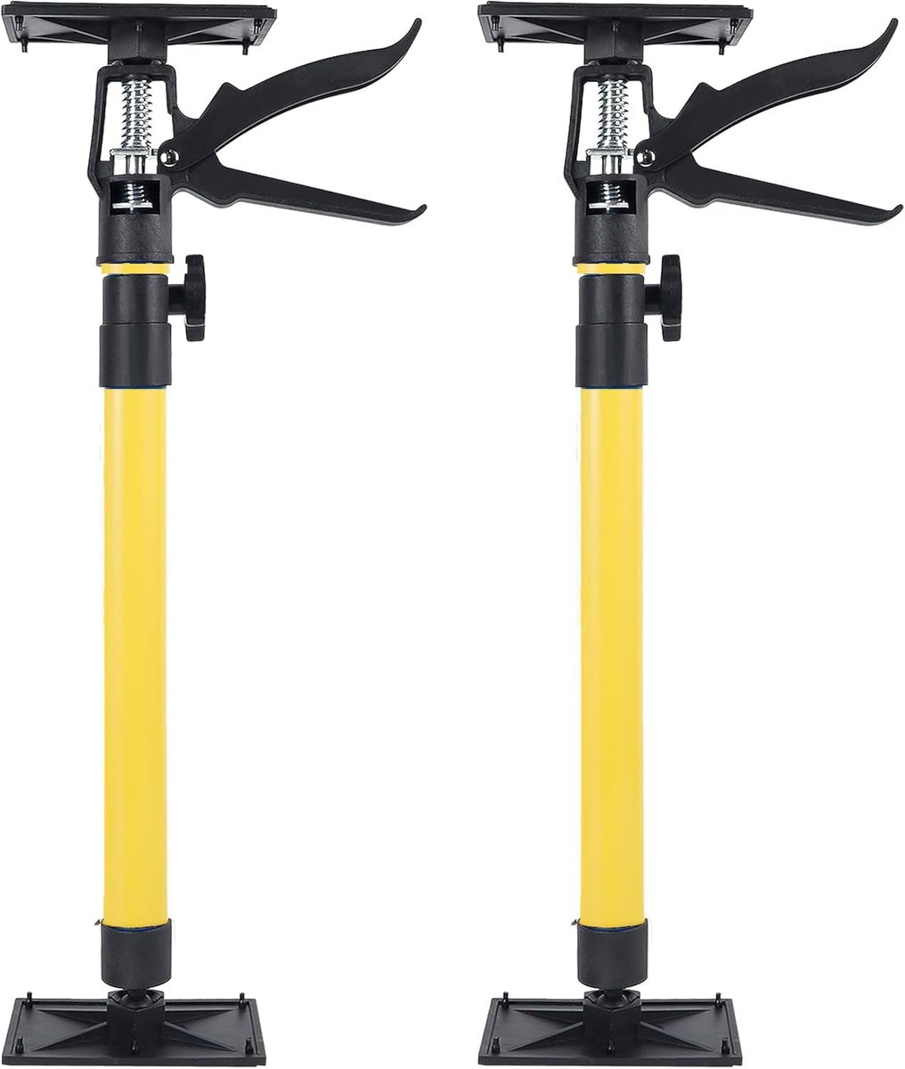 Plafondsteunen verstelbaar 115-290 cm - telescopische stang - maximaal 40 kg - ideaal voor houtbewerking - ShopVlot
