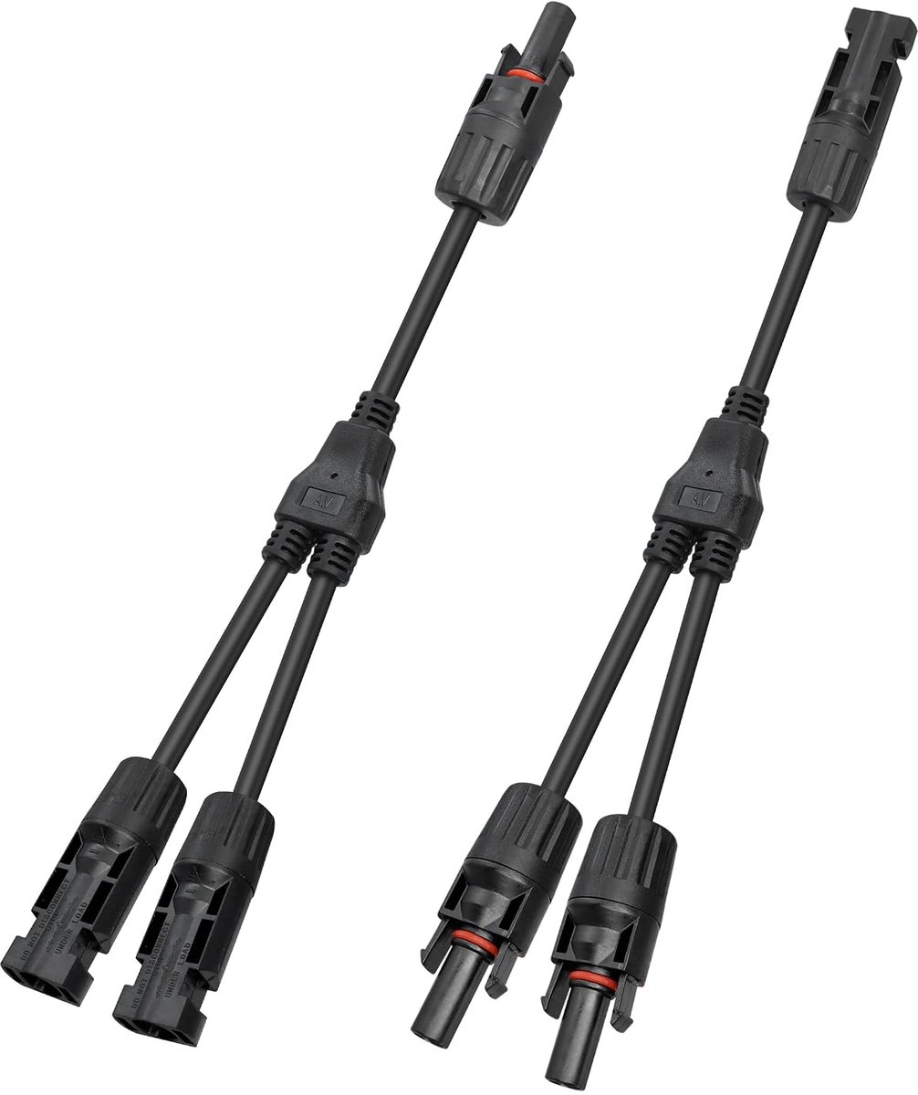 Solar Y-connector 30A - Waterproof 2 naar 1 adapter - Ideaal voor parallelle zonnepanelen - m-winkel