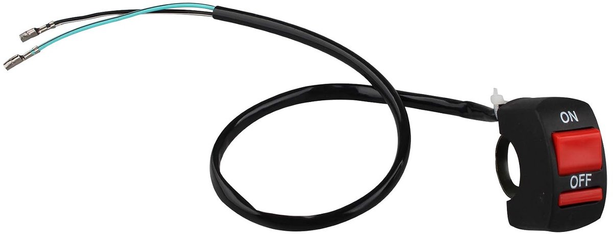 Motorfiets Dual Drukknop Schakelaars 22mm - Handlebar Switch - Voor verlichting en telefoonoplader - ShopVlot