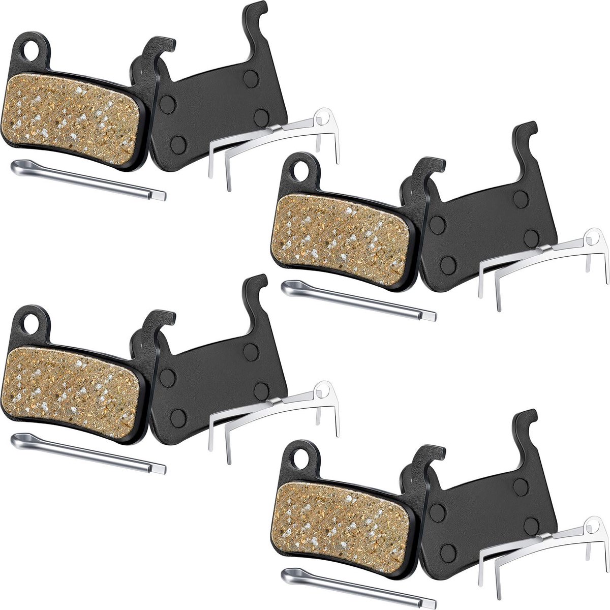 Solidchoice - 4 Pairs Resin Remblokken voor Fiets, Compatibel met Shimano