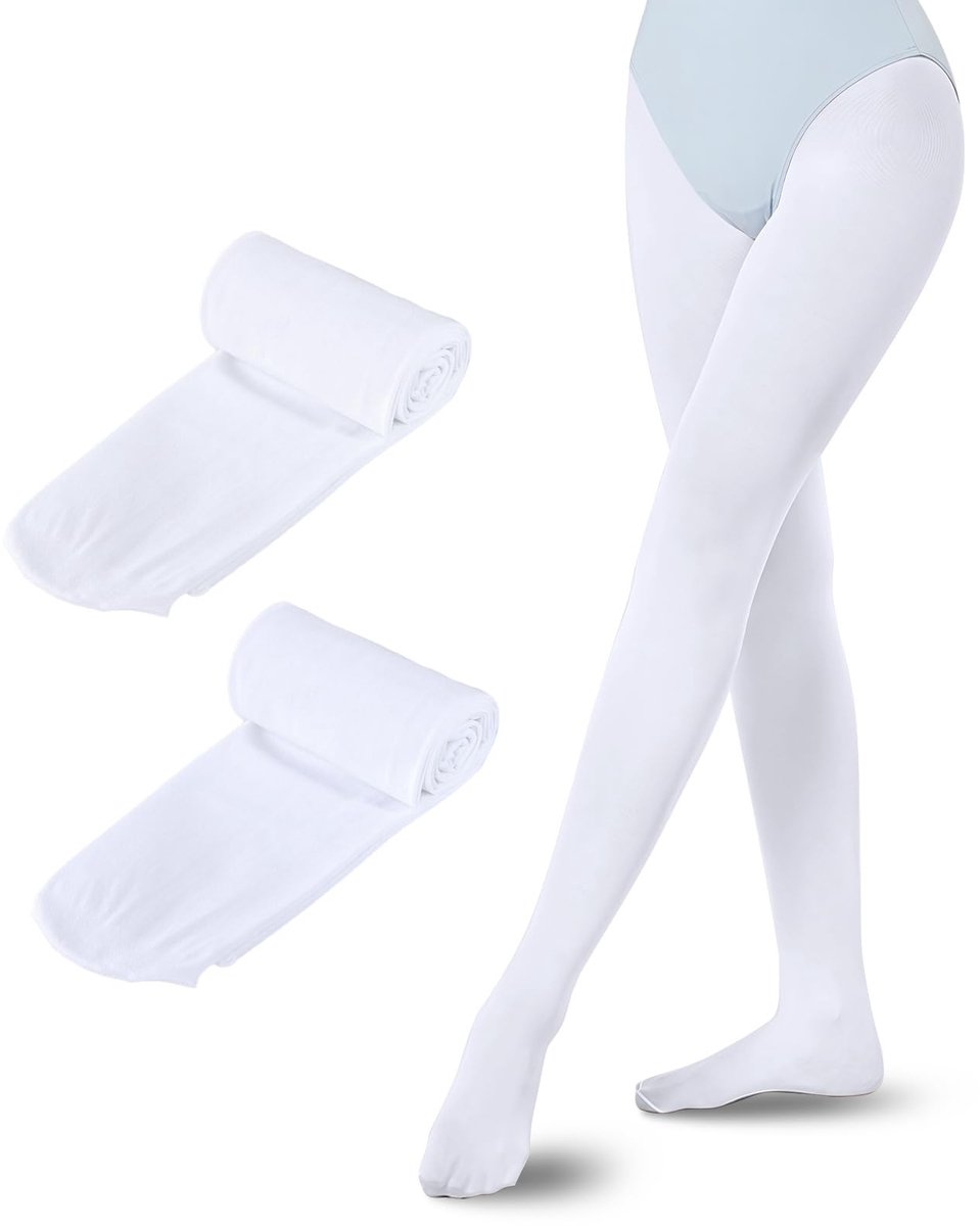 Solidchoice - Set van 2 Zachte Balletpanty’s voor Meisjes