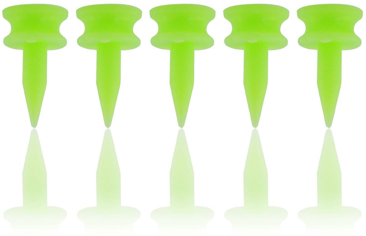 Solidchoice - Groene Plastic Golf Tees (100 Stuks, 25 mm)