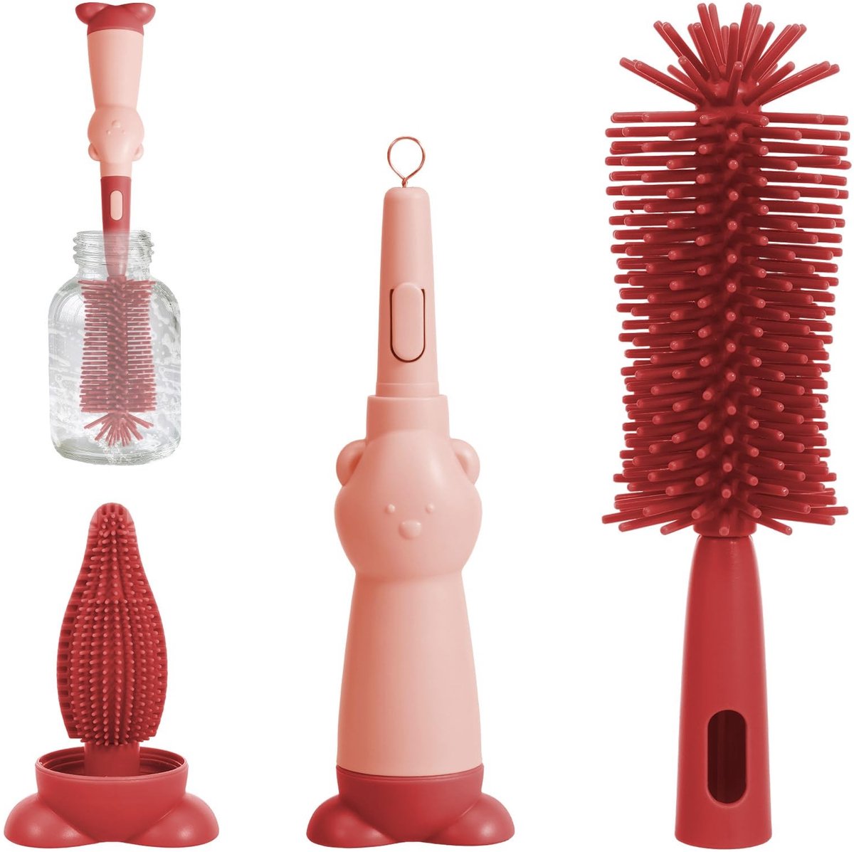 Solidchoice - 3-in-1 Babyfles Borstel Set, Herbruikbaar en BPA-vrij