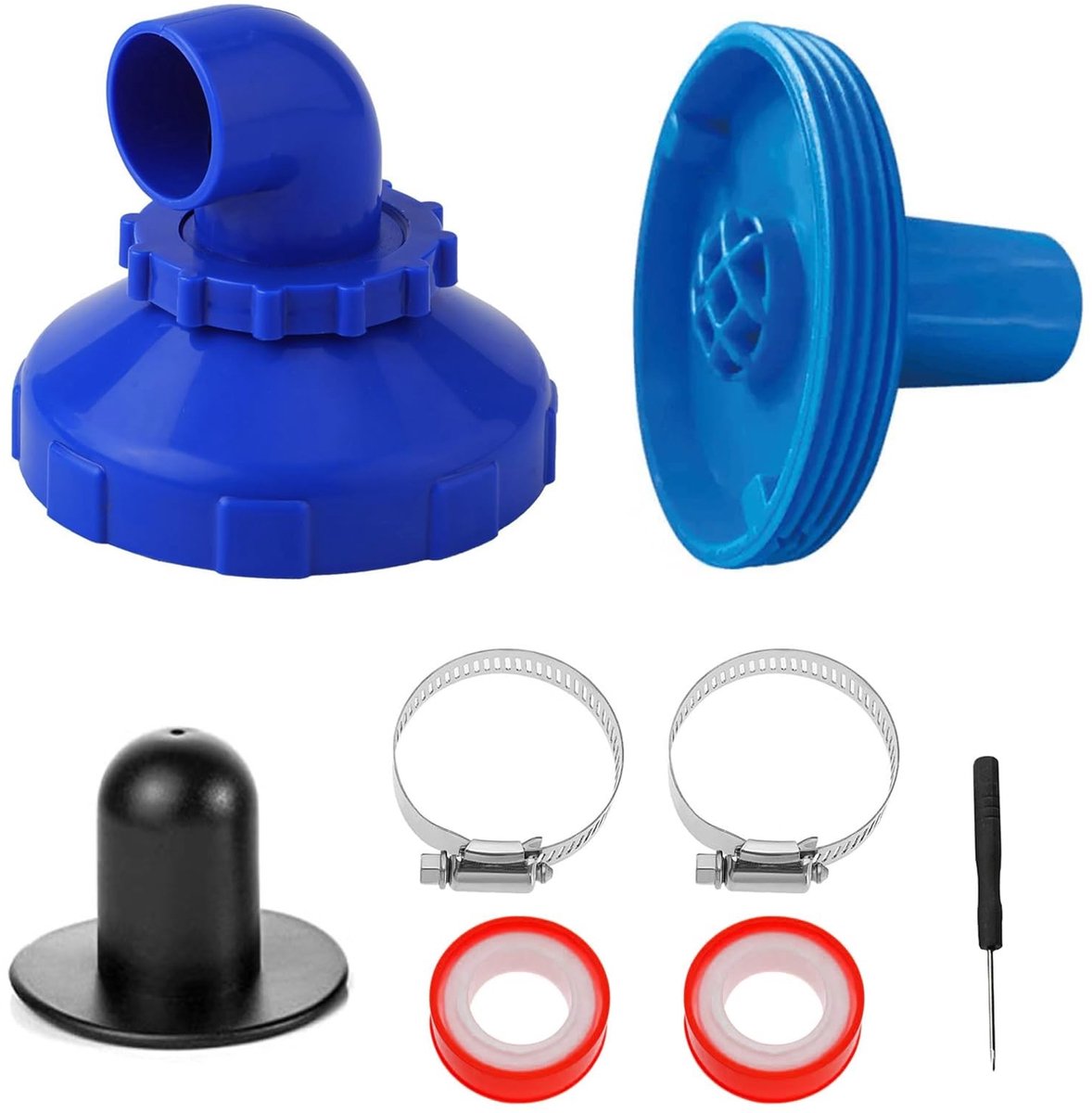 Solidchoice - 360° Rotatoire Inlaatbuis voor Zwembaden met Nozzleset