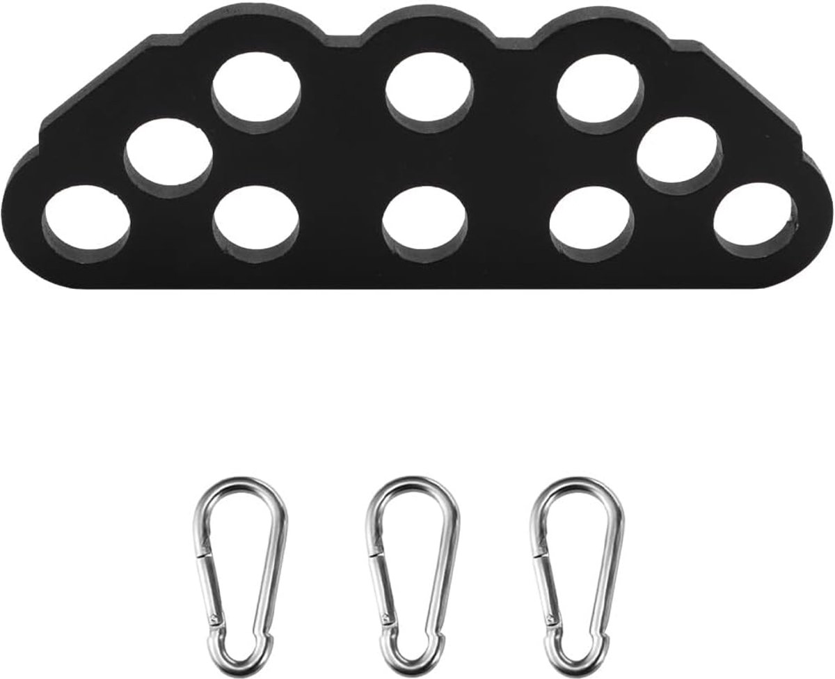 LAT Pulldown Bar - massief staal - zwart gepoedercoat - veelzijdige kabelbevestiging voor thuisgym - ShopVlot