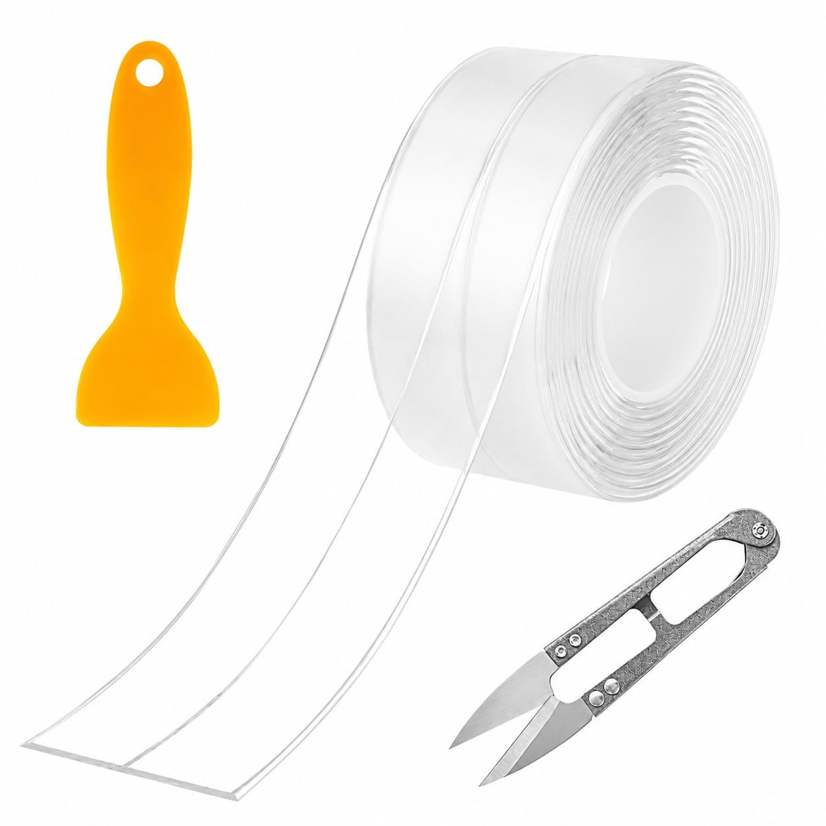 Afdichtingstape 3,2 m x 38 mm - transparant - waterdicht - ideaal voor voegen - ShopVlot
