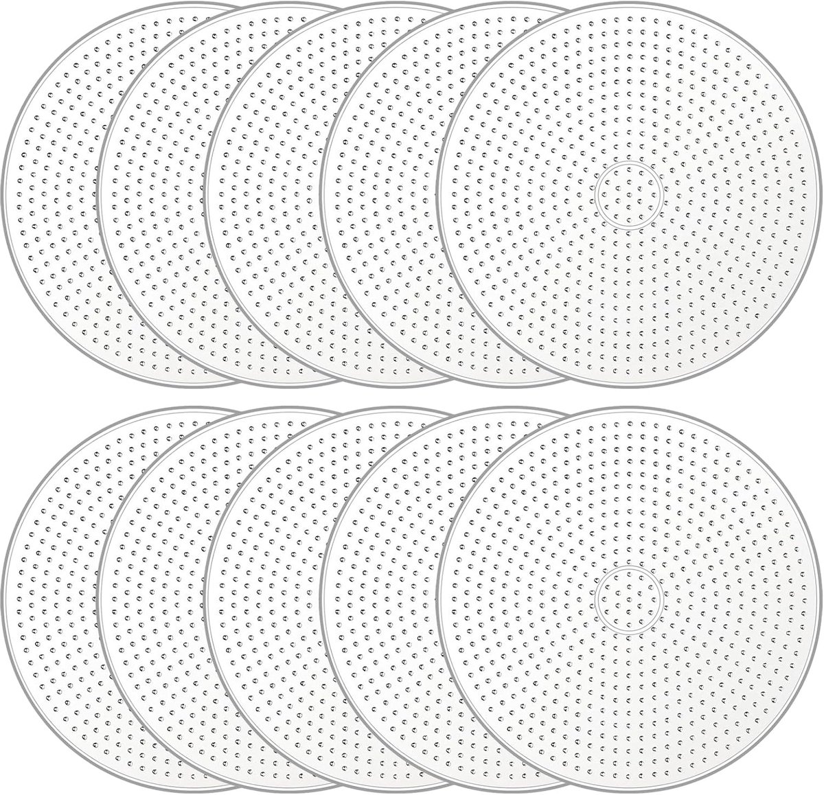 Transparante panelen set - 10 stuks - kwalitatief PS materiaal - stimuleert creativiteit - ShopVlot