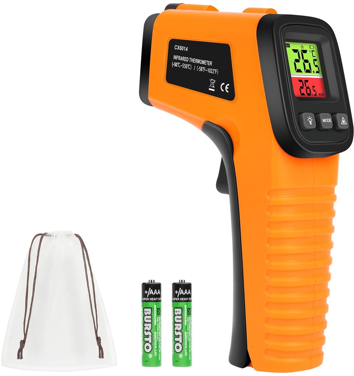 Solidchoice - Infrarood Thermometer voor Koken en Bakken