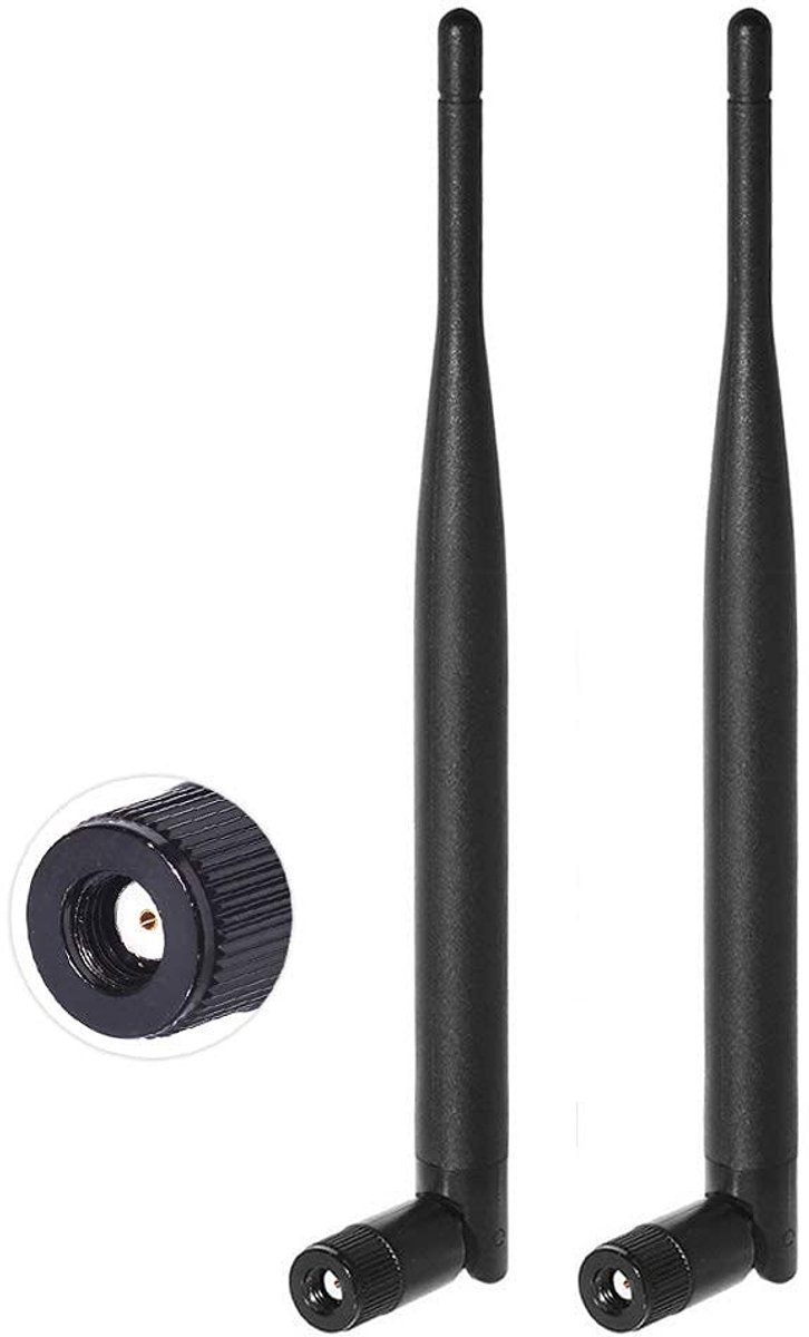 Solidchoice - Dual Band WiFi Antenne voor Verbeterde Bereikbaarheid (2-Pack)