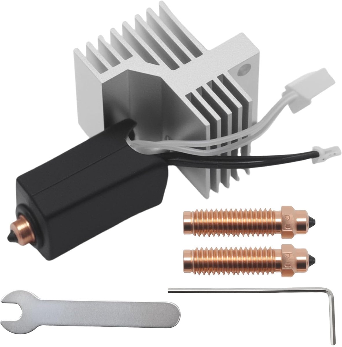 Keramische hotend kit 0,4 mm - verbeterde koeling - filamentcompatibiliteit - voor Centauri 3D-printers - ShopVlot