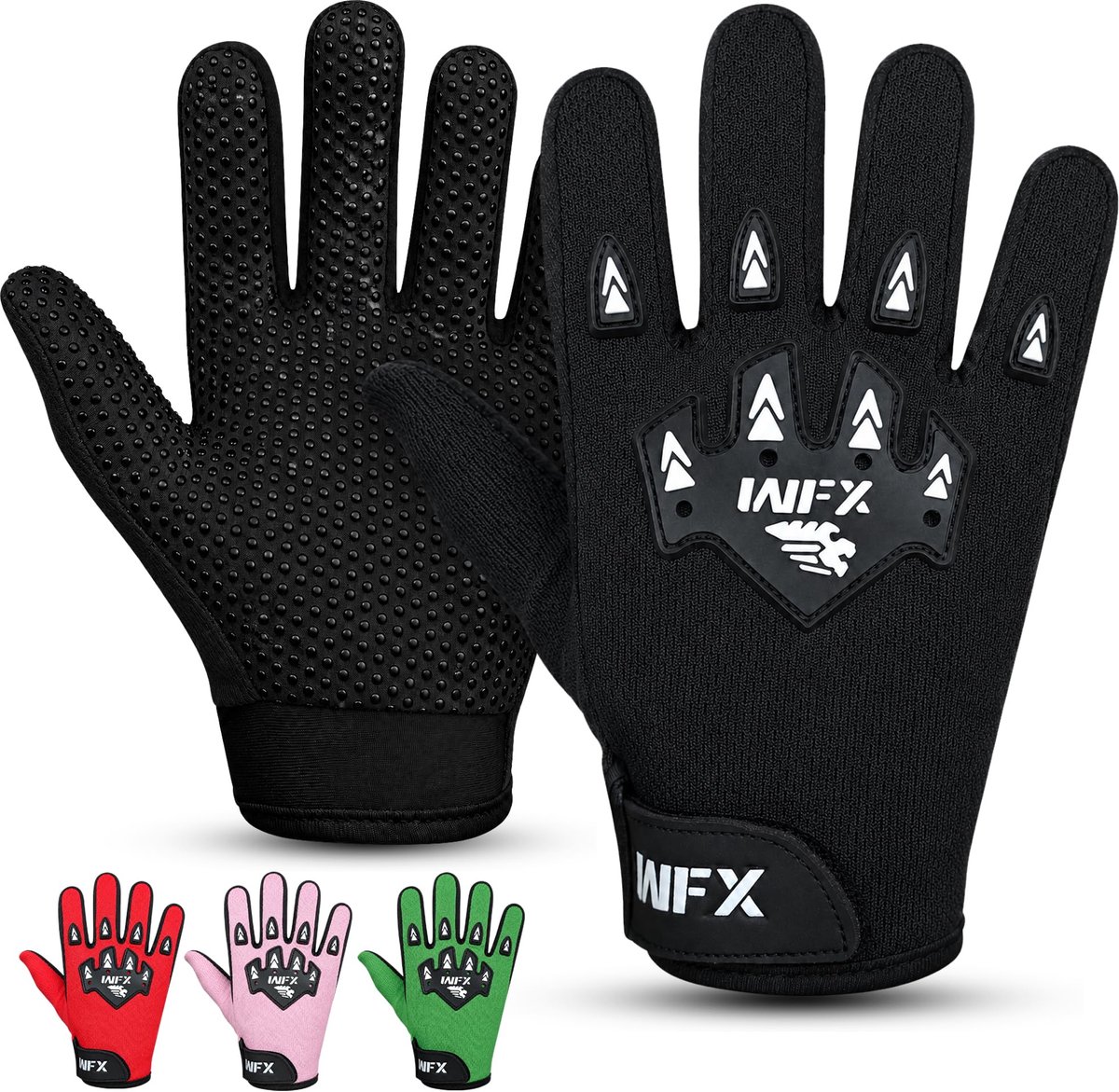 Kinderfietshandschoenen XL - zwart - veilige grip - essentiële bescherming voor BMX en MTB - ShopVlot