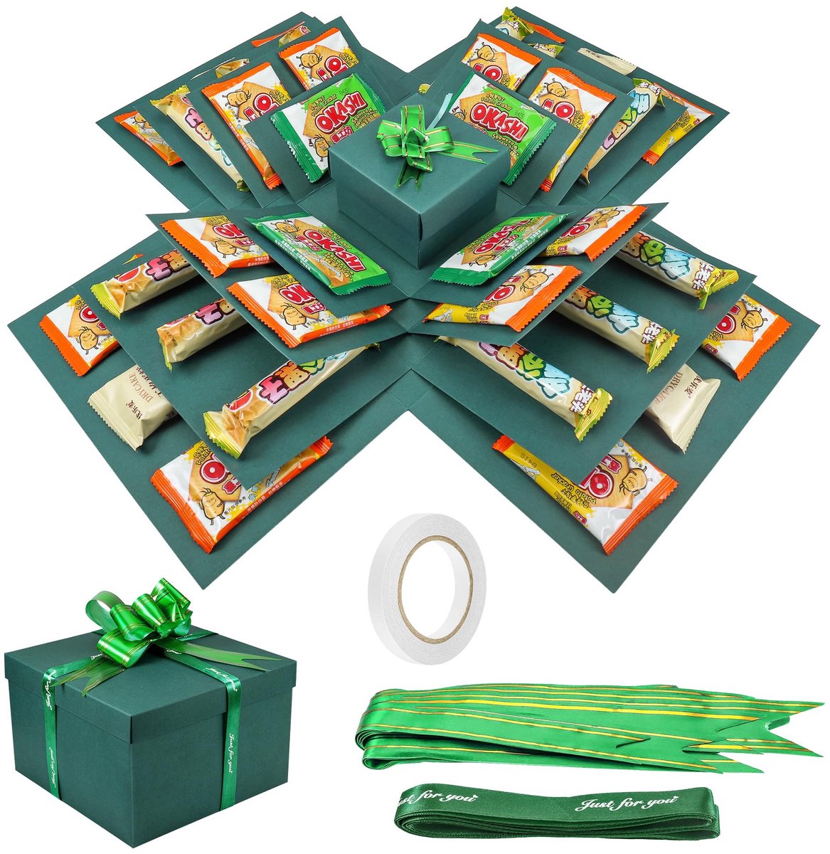 Solidchoice - Vijflaags Herbruikbare Verassing Box voor Cadeauverpakking