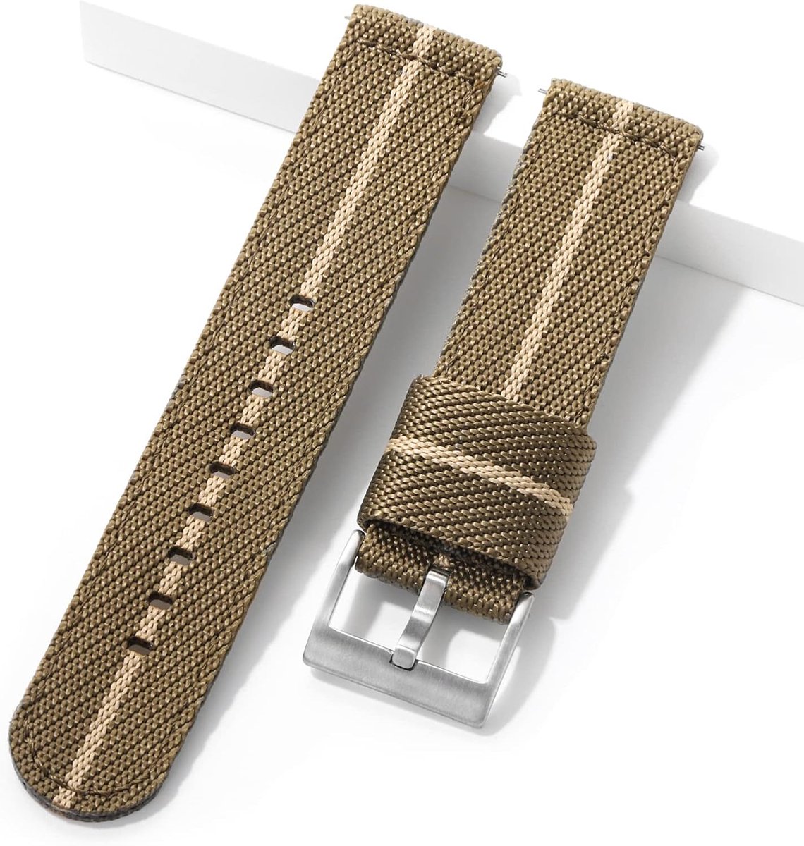 Nylon horlogeband 18mm 20mm 22mm - verstelbaar - duurzaam - perfect voor dagelijks gebruik - ShopVlot