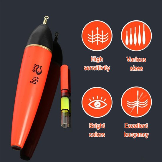 Solidchoice - Visset met 5 Stuks, Vissersaccessoires voor Float Fishing van Solidchoice — afbeelding 3