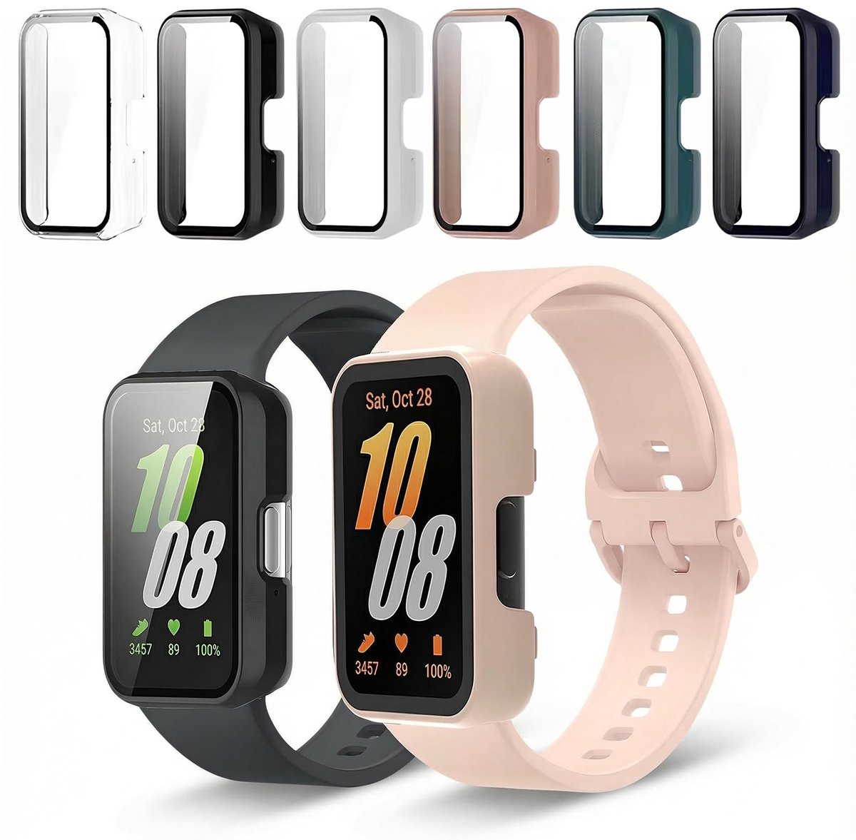 Solidchoice - Set van 6 Beschermhoezen voor Samsung Galaxy Fit 3