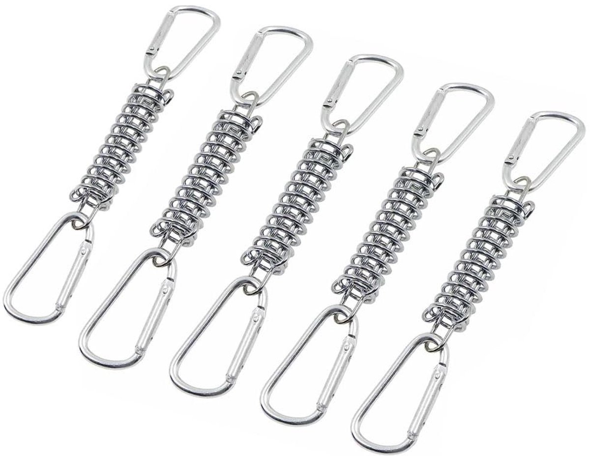 Set van 5 RVS Spanners met Ogen voor Bevestiging van Luifel en Tent - Ideaal voor Camping en Buitenactiviteiten