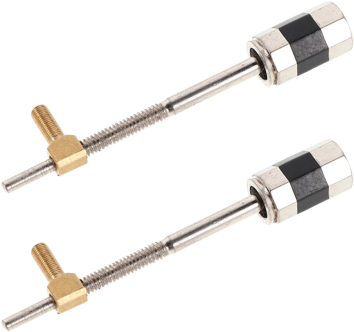 Solidchoice - 2 Stuks Violin Bow Frog Screws voor Muziekinstrumenten