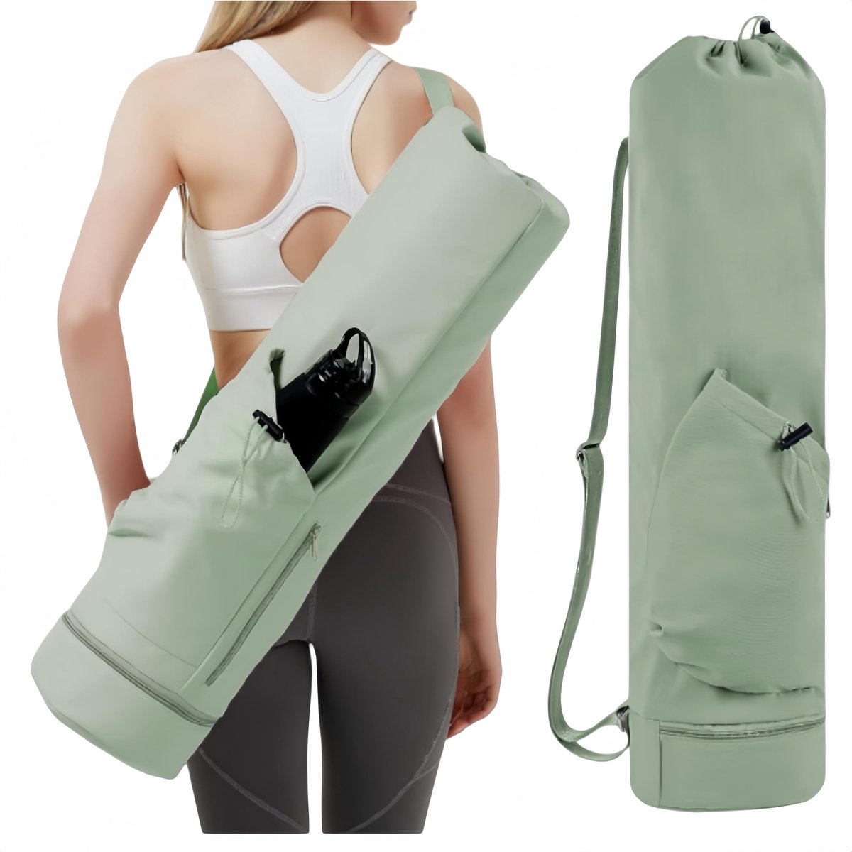 Solidchoice - Grote Yoga Mat Tas met Volledige Rits en Verstelbare Schouderband
