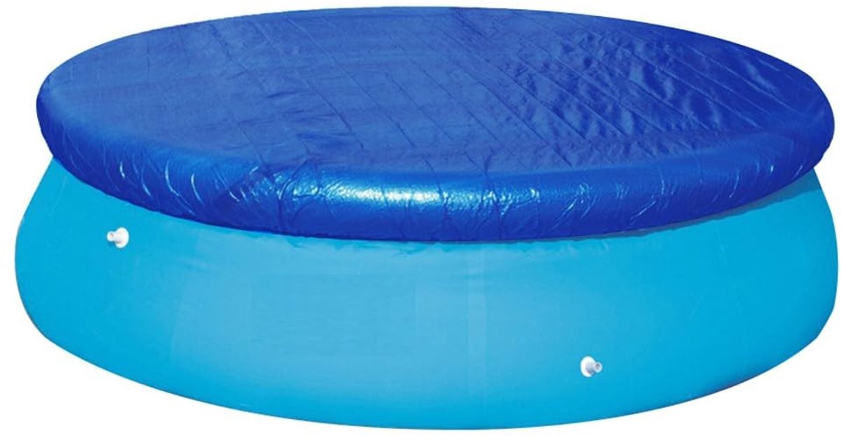 Solidchoice - Ronde Zwembadafdekking van 2,4 Meter met Afvoergaten
