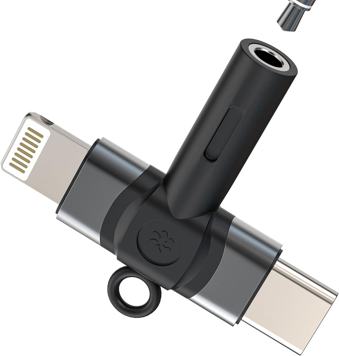 Lightning naar AUX jack USB C adapter voor iPhone 17 16 15 14 13 Pro Max voor Apple compatibel met Samsung S25 S24 - ShopVlot
