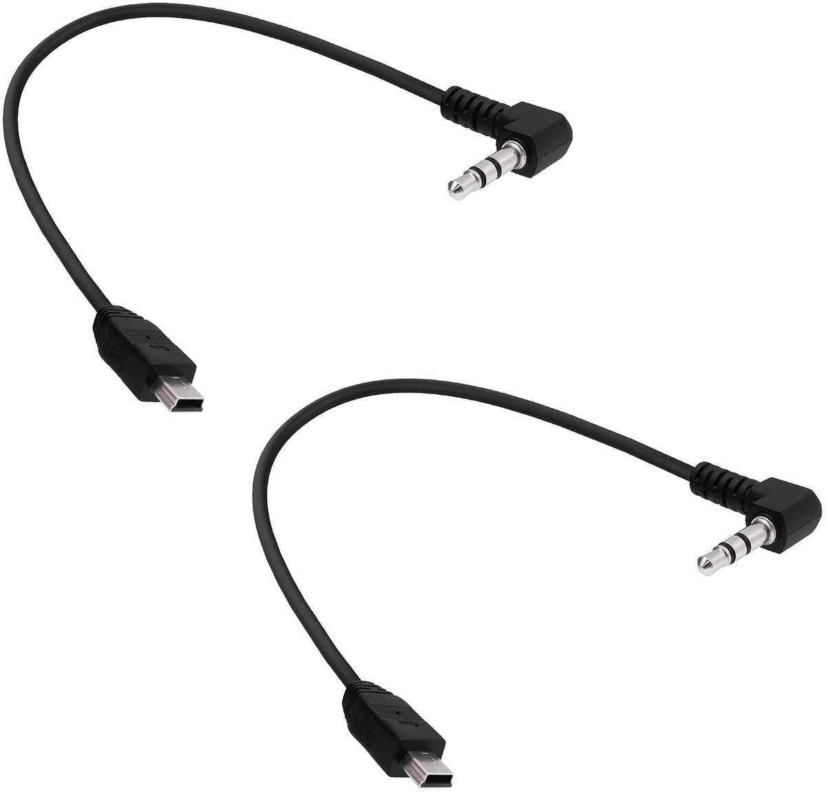 Mini USB to 3.5mm Audio Cable Adapter Mini USB Plug to 3 Pin 3.5mm TRS Plug AUX Stereo Audio Converter Extension Cable - ShopVlot