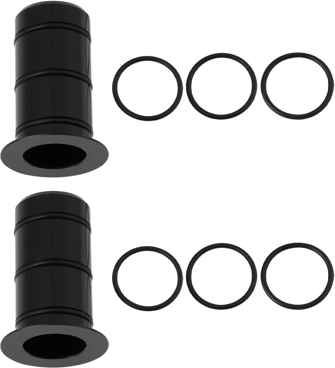 2 Stks Fiets Wiel Hub Aluminiumlegering Adapter As 15mm tot 12mm 30mm Fit Voor De Meeste Fietsen - ShopVlot