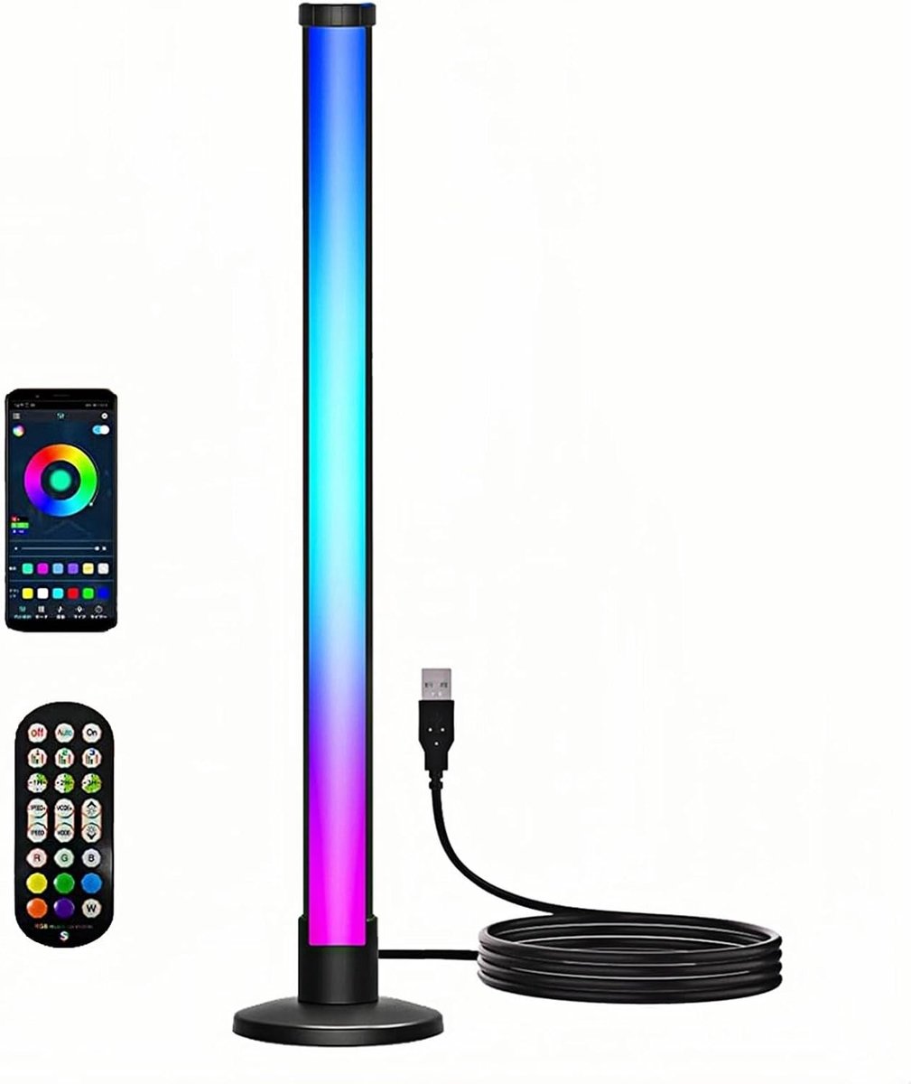 LED lichtbalk met afstandsbediening - USB gekoppeld - timerinstelling - creëer de perfecte sfeer - ShopVlot