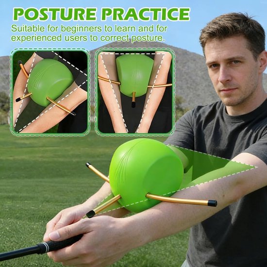 Professionele golf-trainingsbal voor het verbeteren van vliegmechanisme, armstructuur en uitlijning, ideaal voor golfers van alle niveaus — afbeelding 3