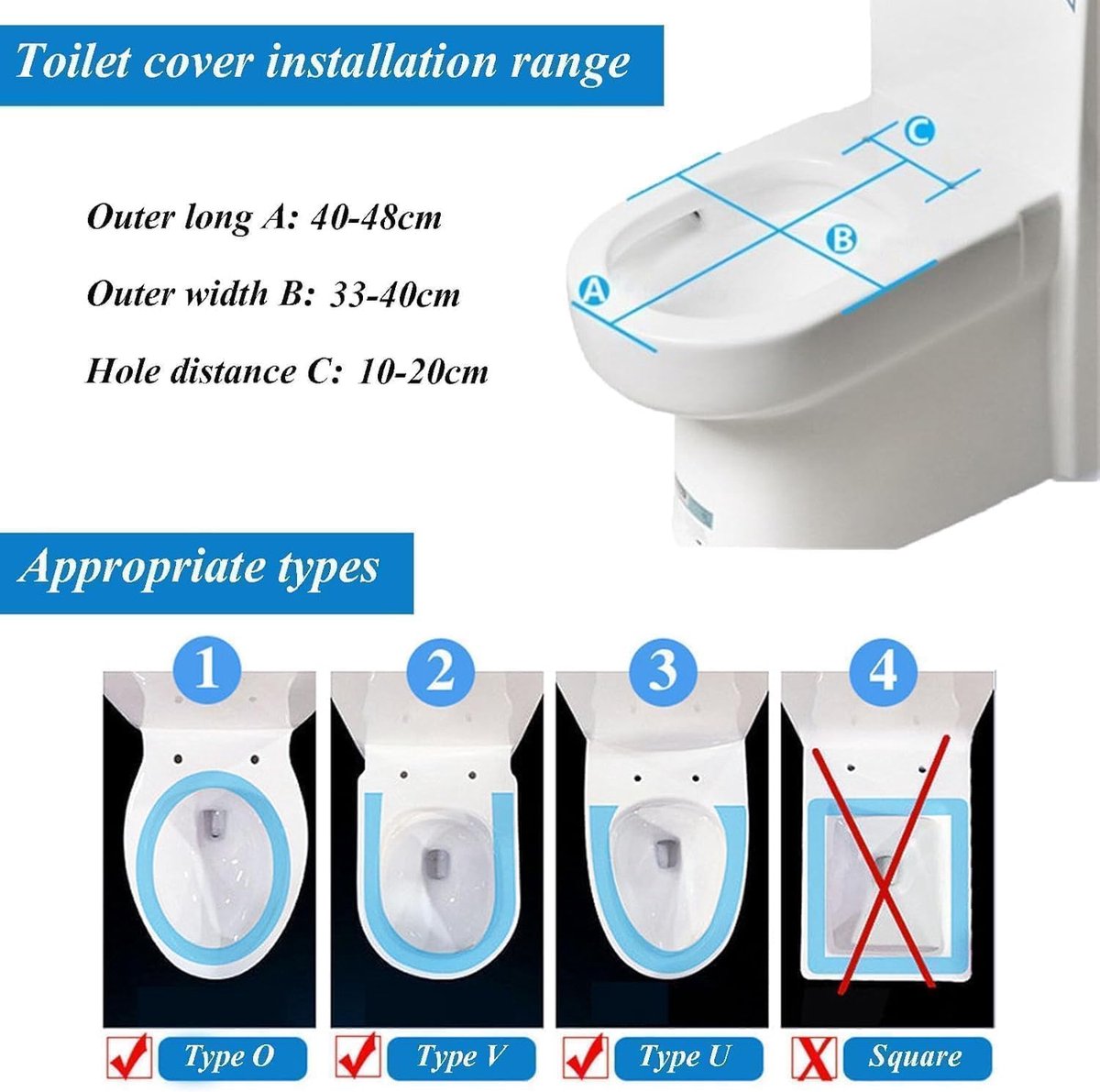 Toiletbril - transparant synthetisch hars - met echte schelpen - hygiënisch en comfortabel - ShopVlot