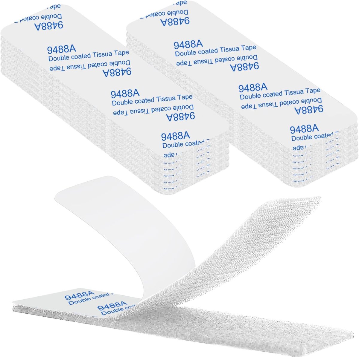 Tape zelfklevend extra sterk 3 cm x 10 cm - dubbelzijdig - wit - ideaal voor thuisdecoratie - ShopVlot