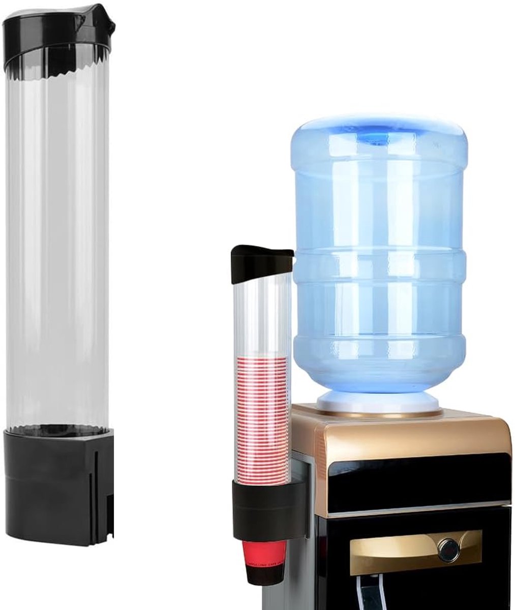 Wegwerpbekers Dispenser - Wandmontage - Voor 60-80 bekers - Makkelijk te installeren - ShopVlot