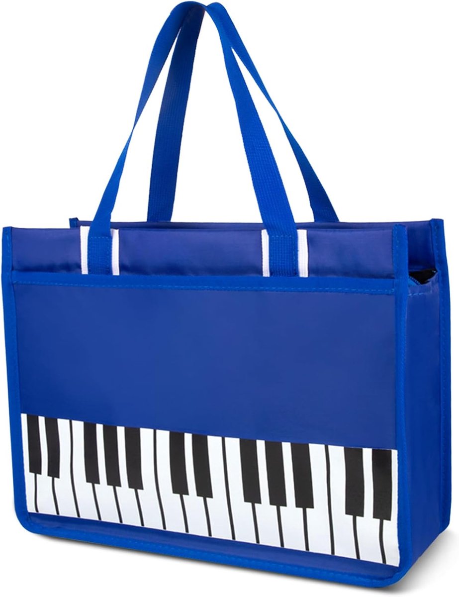 Music Shoulder Bag, Music Tote Handbag, High Quality Nylon Fabric, Waterproof Ladies Shopping Bag, Zipper Travel Bag - ShopVlot