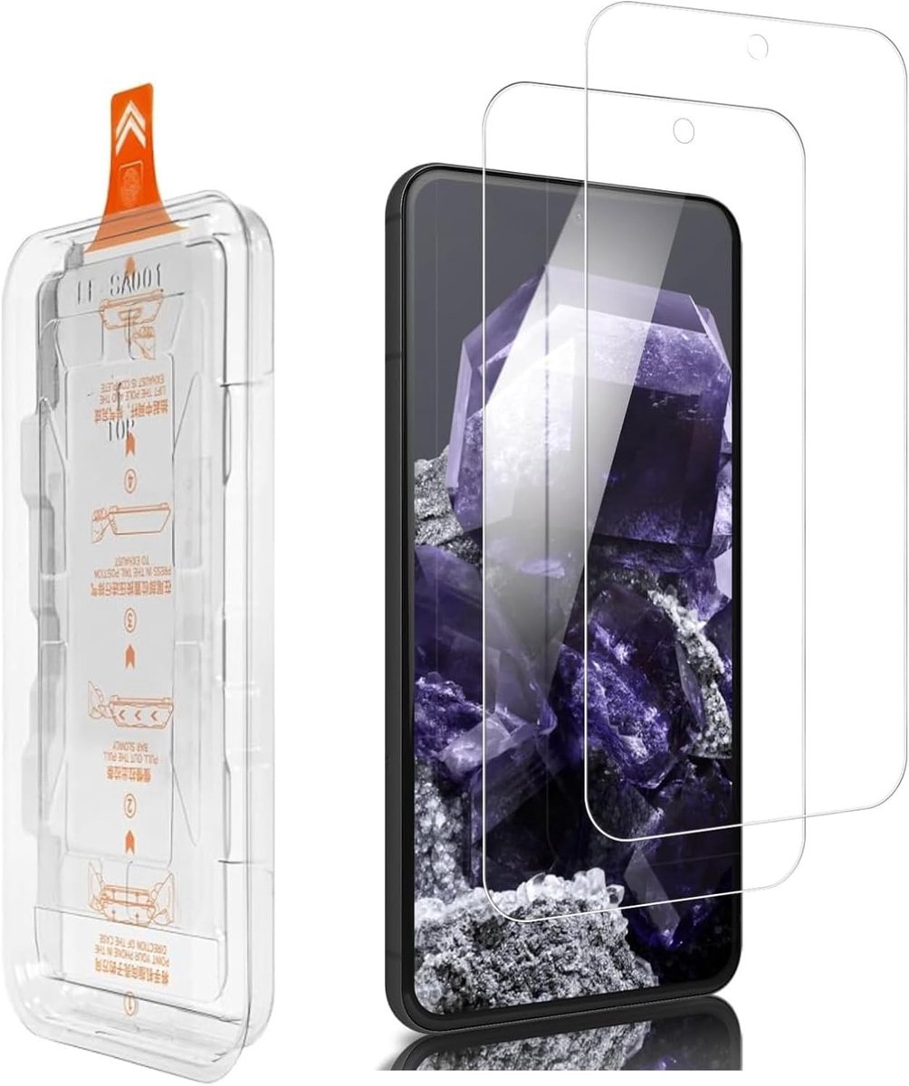 screen protector voor Google Pixel 8, 2 stuks krasbestendige displaybeschermfolie, HD helder, zonder luchtbellen - ShopVlot
