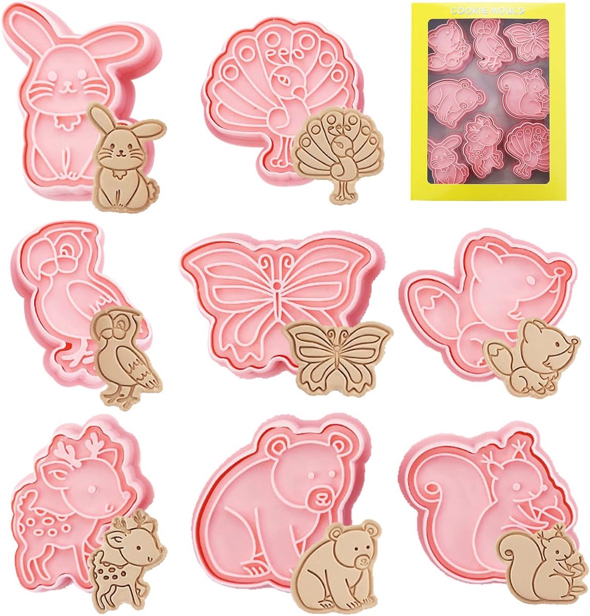Cookie Cutters Set (Small Forest Animals) - ShopVlot
