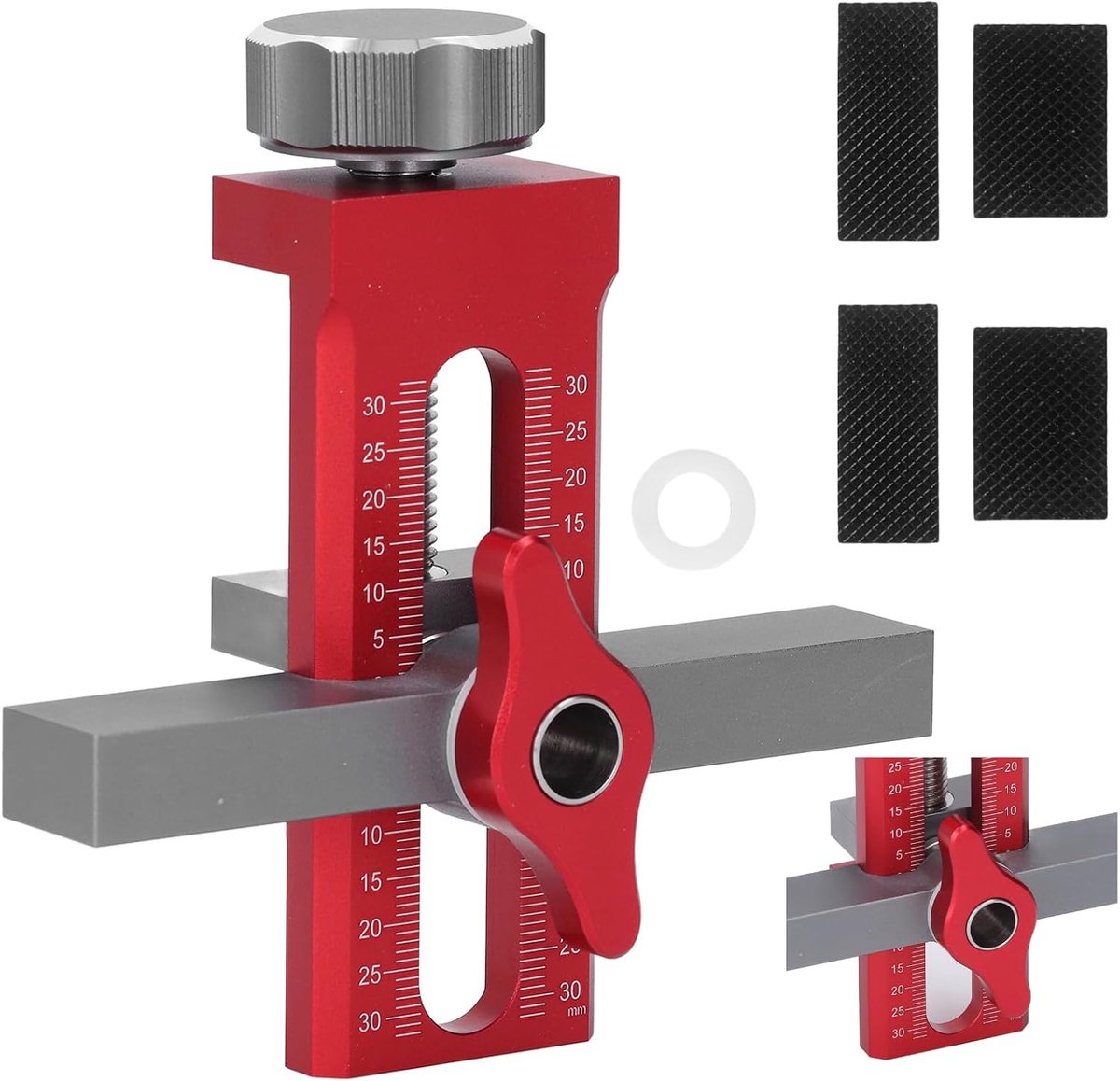 Cabinet Door Installatie Jig - Aluminium Legering - Voor 0-40mm Deurdikte - Eenvoudige en Snelle Installatie - ShopVlot
