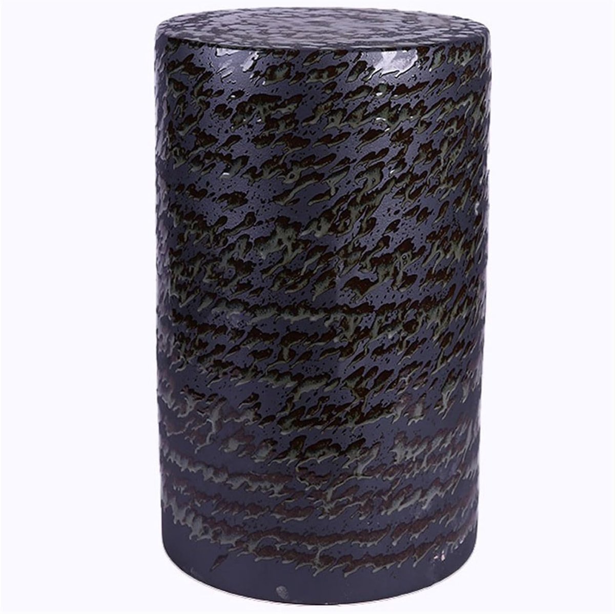 Decorative Ceramic Garden Stool, Glazed Hollow Shoe Change Stool Drum Stool, Suitable for Outdoor Garden, Living Room - ShopVlot