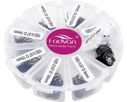 500Pcs FADVAN Premade Fans Eyelash Extensions 10D 0.07D Curl Mix 9-16mm Eyelash Promade Pointed Base Volume Russian - ShopVlot