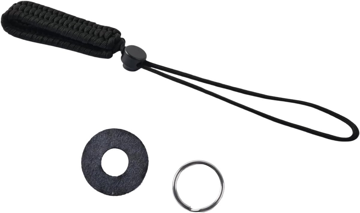 Camera polsband verstelbaar - gevlochten polsriem - universeel voor digitale camera's - ideaal voor outdoor reizen - ShopVlot