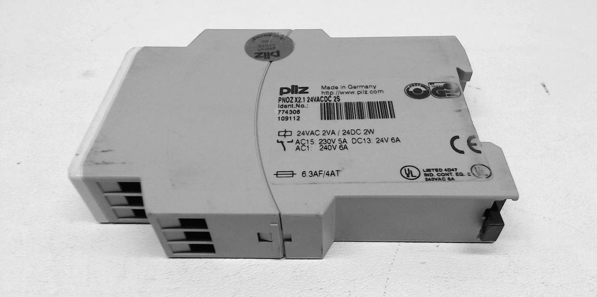 PNOZ X2.1#774306 Emergency shutdown device 24VAC/DC 2n/o PNOZ X safety monitoring device 4046548011708 - ShopVlot