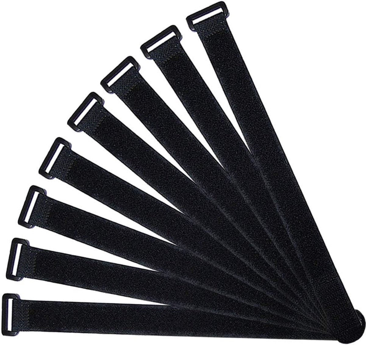 20Pcs 40 X 2cm Nylon Cable Ties, Reusable Cable Straps, Adjustable Cable Straps, Multifunctional Cinch Belts (Black) - ShopVlot