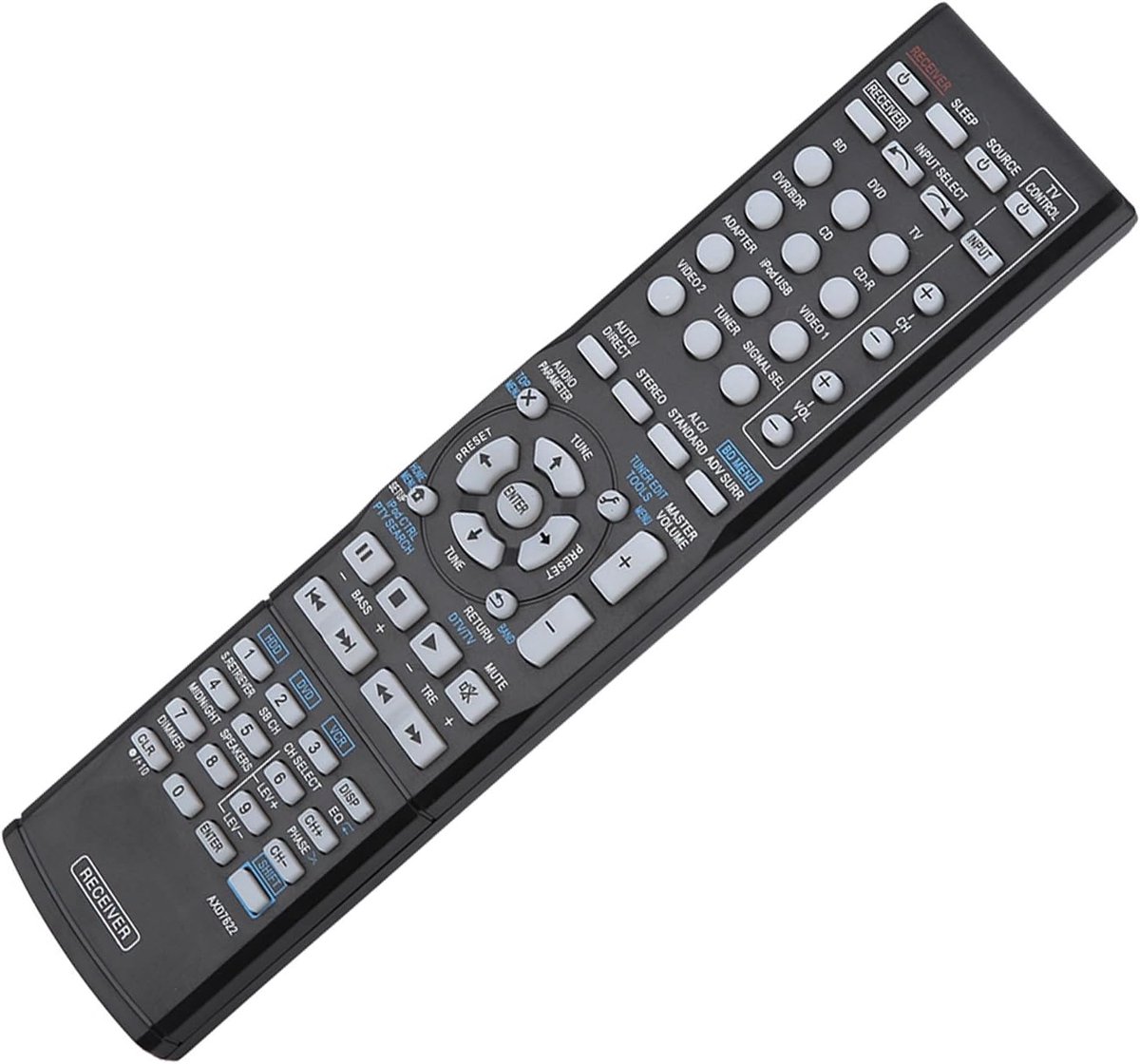 Watris Veiyi Replacement remote control, senior remote control, compatible with HTP071 VSX321KP VSX42 VSX421K SX319V - ShopVlot