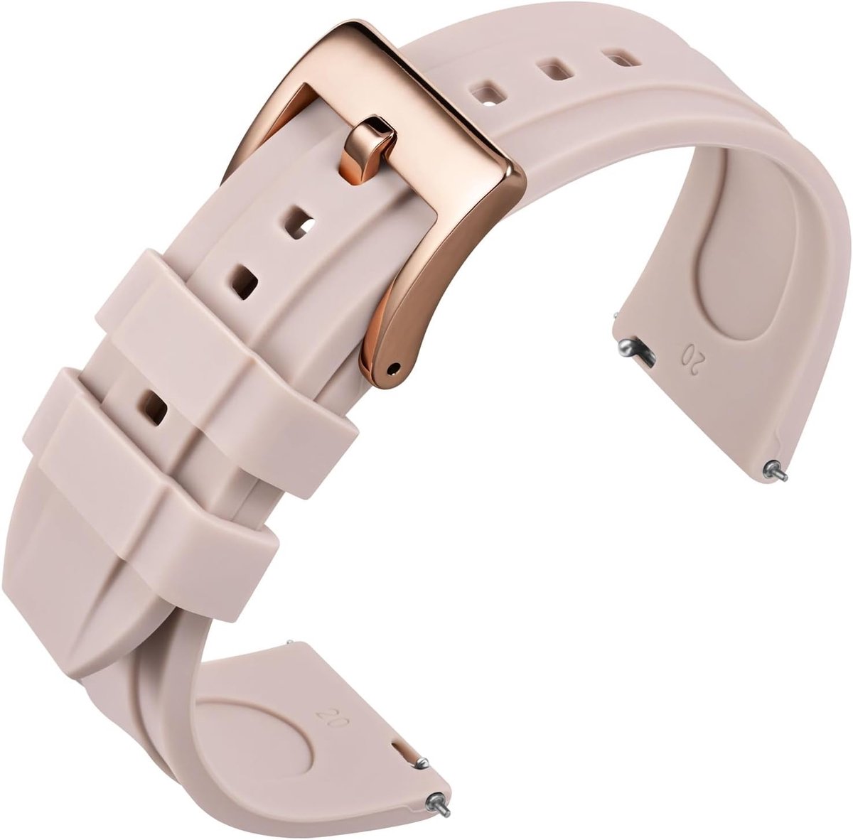 Horlogeband 16mm 18mm 20mm 22mm - Silicone Waterdicht - Snelle Bevestiging - Ideaal voor dagelijks gebruik - ShopVlot
