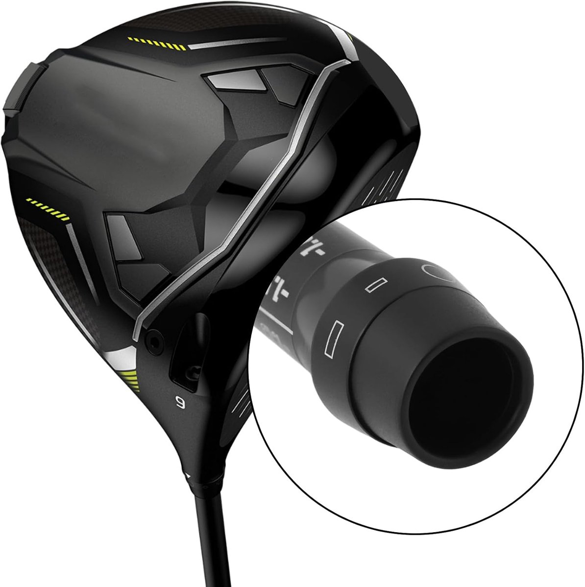 Golf adapter sleeve 0.335 - Aluminium - Precisie pasvorm - Geschikt voor Ping G440 drivers - ShopVlot