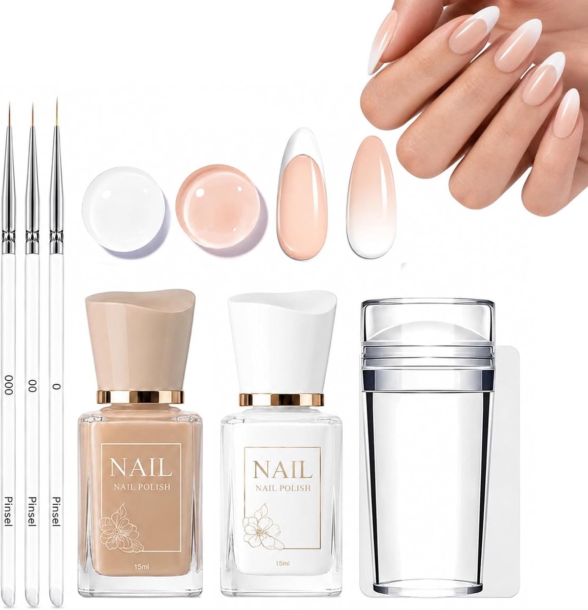 Nagellak sneldrogend - rode glinsterend - op waterbasis - ideaal voor doe-het-zelf manicure - ShopVlot