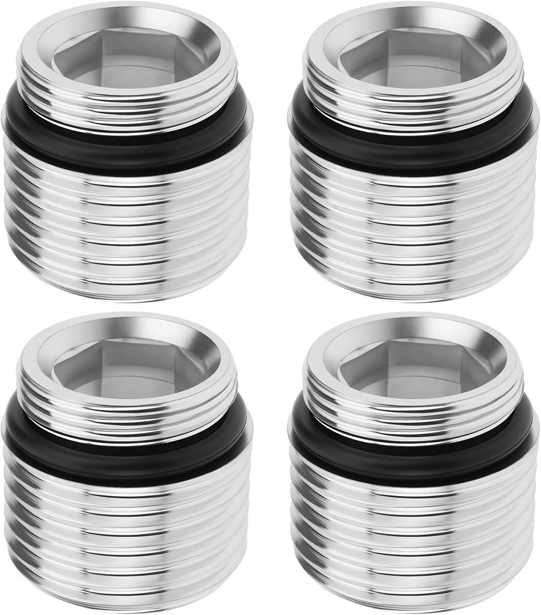 Faucet adapter M18x1.0mm naar 1/2 - metalen connector - voor de meeste keukenkraan - ShopVlot