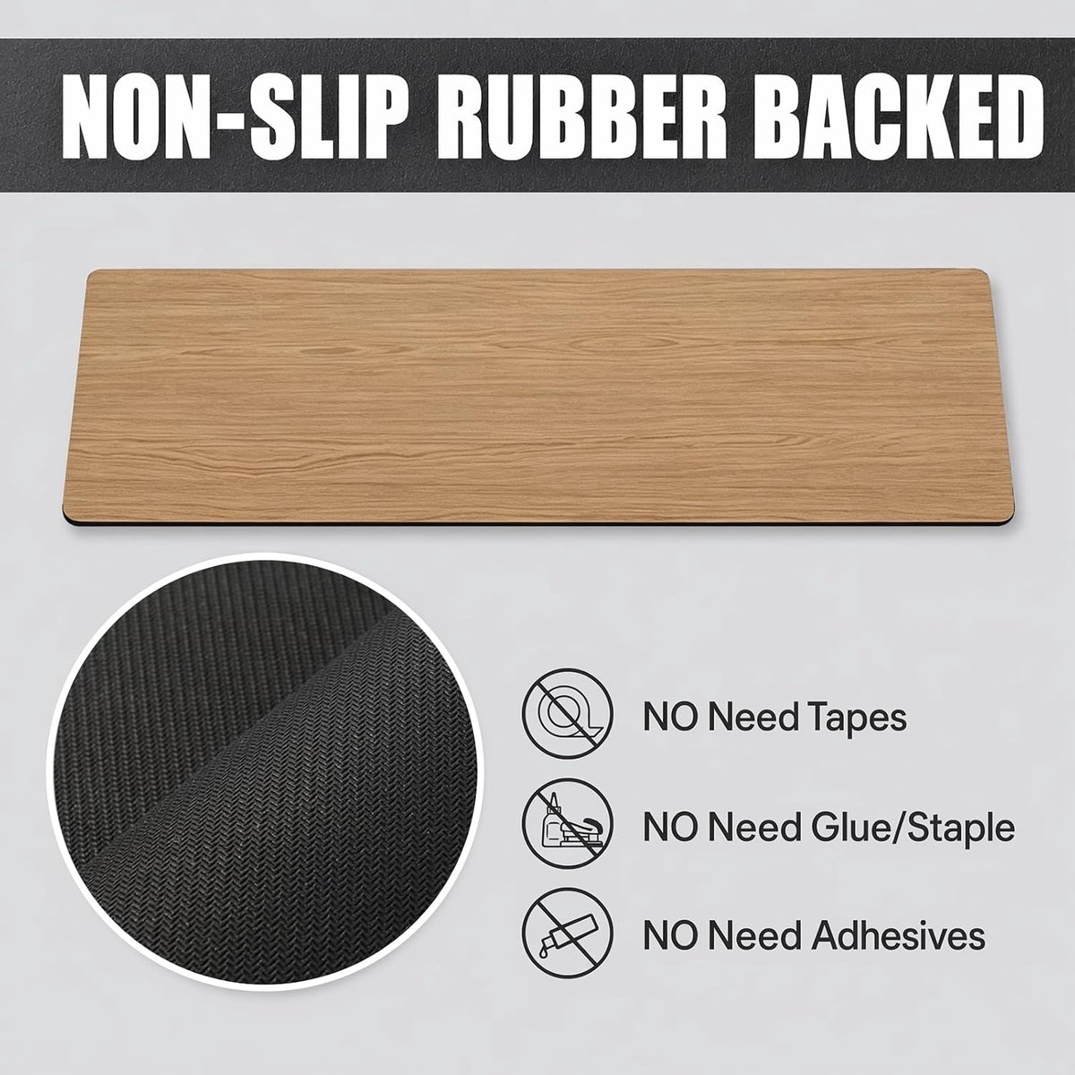 Trapmatten 15 stuks 70 x 20 cm - zelfklevend - antislip TPE-rug - veilig voor kinderen en huisdieren - ShopVlot