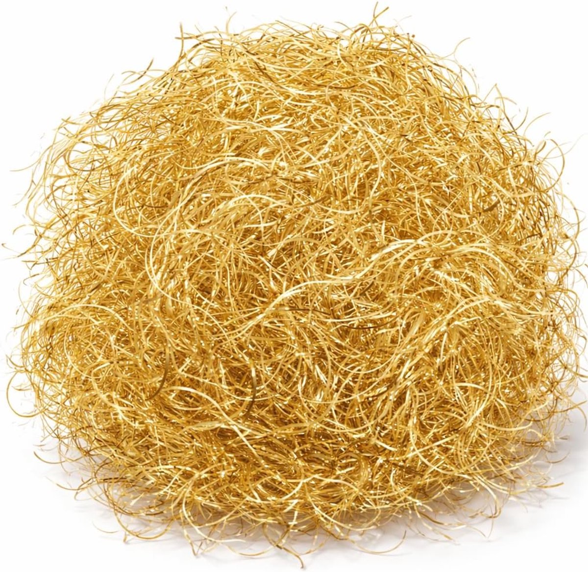 Lametta voor kerst - gouden wavy lametta 15 g - feestelijke decoratie - eenvoudig te gebruiken - ShopVlot