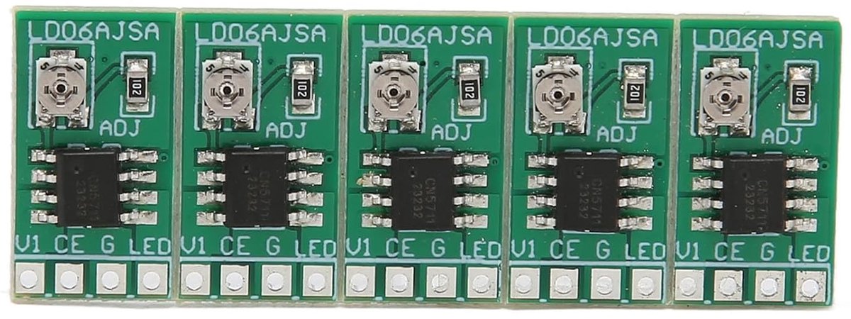 LED Driver Board 30-1500MA - Verstelbare Constant Current Driver - Voor 3V tot 6V LED's - ShopVlot