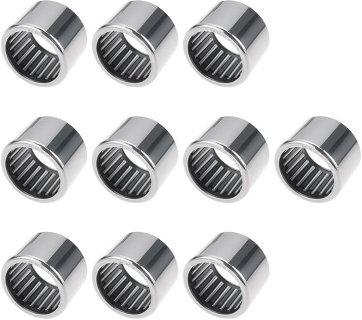 Naaldlager 10 Stuks - Thrust Lager - Metaal - 22x28x20mm - Geschikt voor Machine Tools - Eenvoudig te Installeren