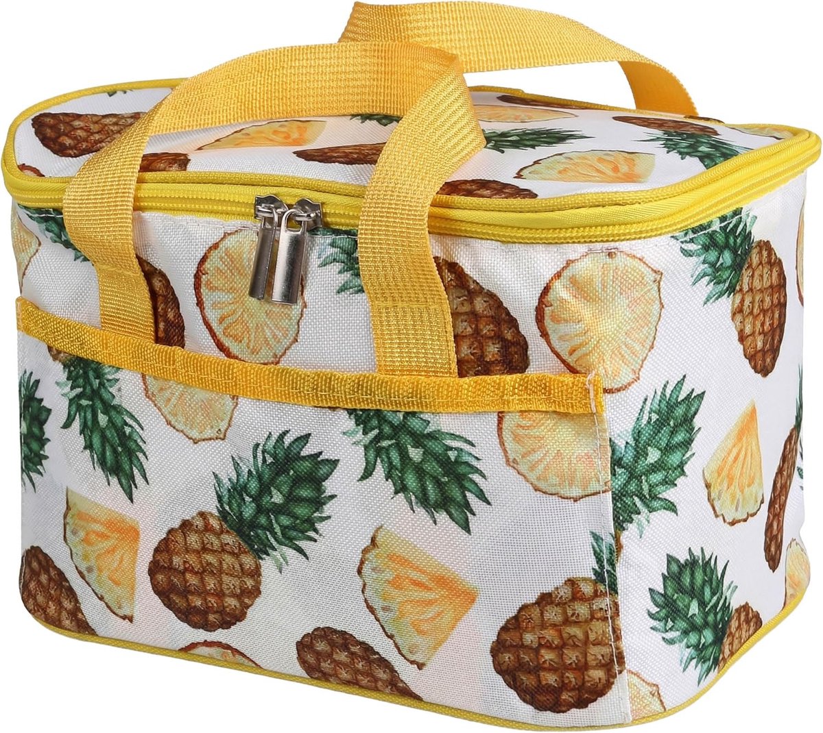 Koeltas 6L - Gele isolerende lunchbox - Inclusief twee koelelementen - Ideaal voor picknicks - ShopVlot